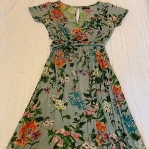 ASOS Floral Wrap Maxi Dress